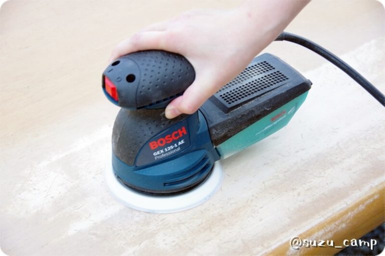 【DIY】ボッシュのサンダーとワトコオイルでダイニングテーブルをリメイクしてみた！【レビュー】 僕がキャンプを始めたワケ