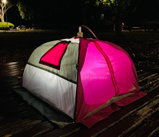 テント型フードカバー　マクアケ